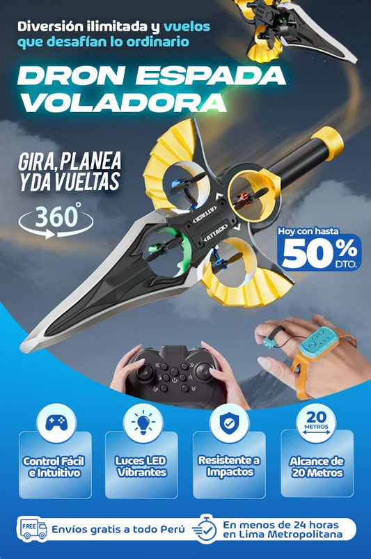 Dron espada voladora